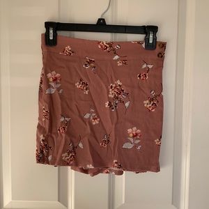 cute floral mini skort!